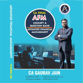 CA Final AFM Concept & Question (Black and White) Book by CA Gaurav Jain